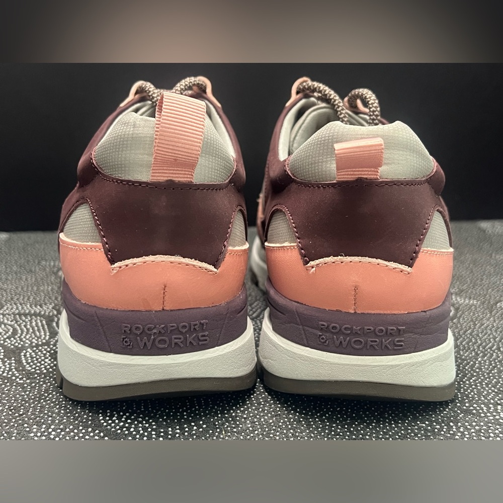 NWOB Rockport Pulse Tech Work EH Composite Fashion Sneakers In Merlot Size:11.5W - Picture 12 of 15